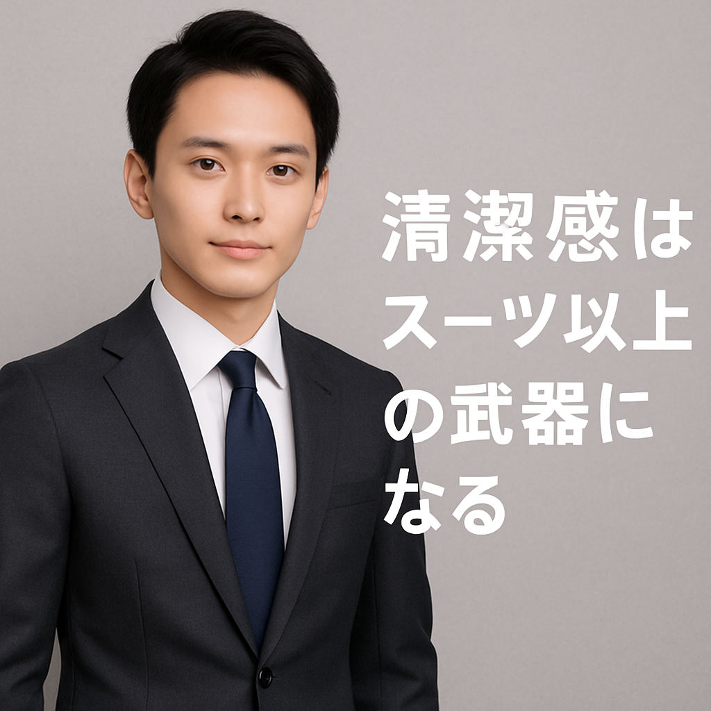 清潔感はスーツ以上の武器になる。