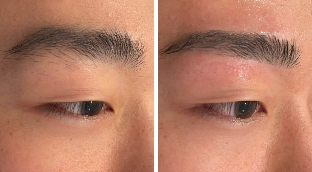 メンズ・眉毛パーマ・眉毛デザイン