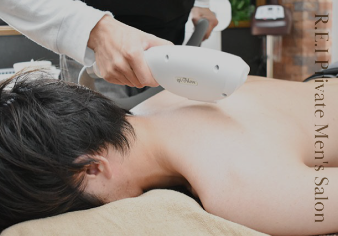 メンズ全身脱毛の施術写真